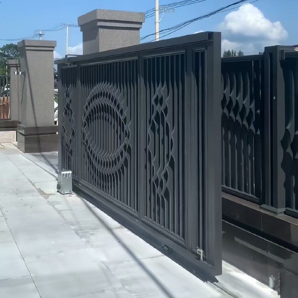 鋁藝電動門-PK8-078